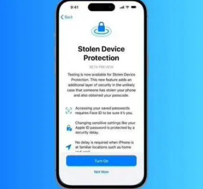 盖州苹果授权维修店分享被盗设备保护功能开启方法 
