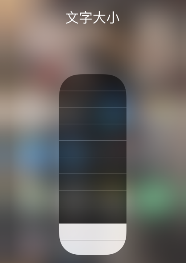 盖州苹果手机维修分享小技巧：在 iPhone 控制中心快速调节字体大小 
